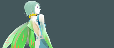 Playmat Desk Mat Anime girls vectors eureka seven simple