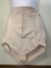 Vintage Corset Panty 2XL Hook Eye Soft Wire Boneing Shapewear Brief Maidenform