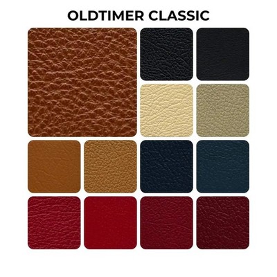 LEDER-KLAUS Oldtimer Classic Car Leather Hide Pattern | Color & Quality Sample
