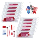 AZDENT Dental Orthodontic Toothbrush Interdental Brush Floss Wax Travel Kit USA