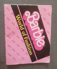 Vintage 1984 Barbie World of Fashion Mattel 0007-4680 Booklet Insert Mini Cute