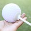 White-LED-Path-Lights-Golf-Ball-Outdoor-Garden-Stake-Lights-Set-of-3-by-PK-Gre thumbnail 4