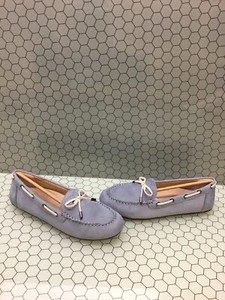 NIB-Vionic-HONOR-VIRGINIA-Blue-Leather-Slip-On-Moccasin-Loafers-Women-039-s-Size-10