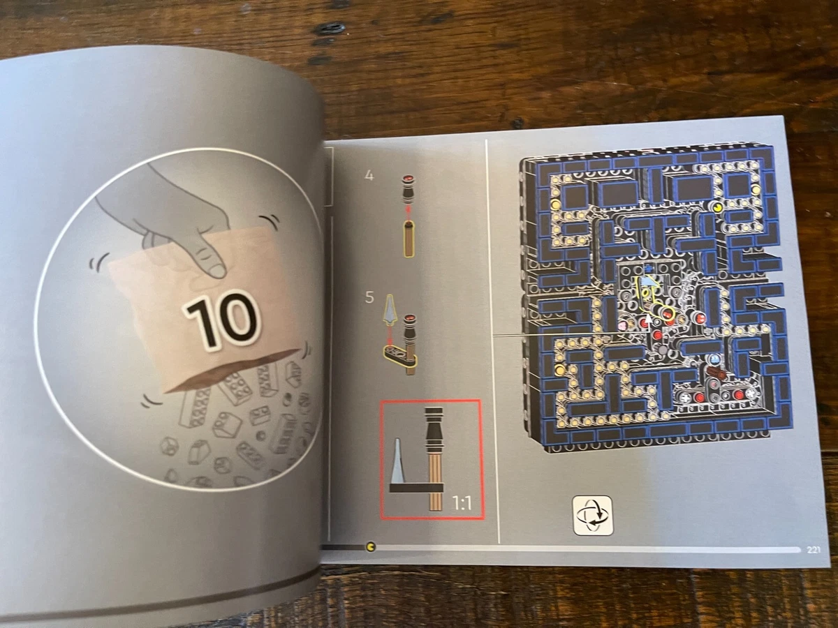 10323 LEGO Pacman Arcade Game INSTRUCTION BOOK ONLY In Hand ready to ship