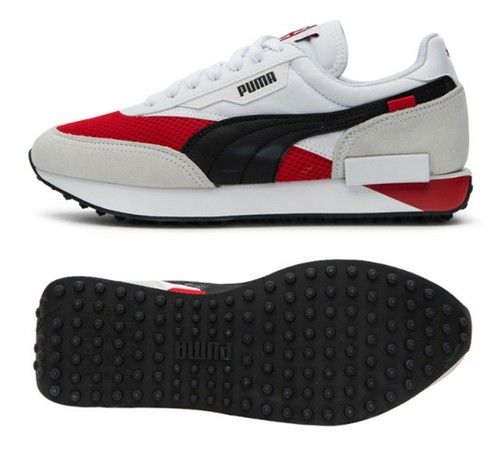 Puma Para Hombre Ac Milan ACM Zapatillas Entrenamiento Sneakers Shoe  10624401 Blanco Rojo | eBay