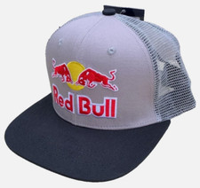 Gray Flat Brim Trucker Cap w/Black Brim/Undervisor. BMX Motocross. Bike.