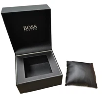 BRAND NEW HUGO BOSS BLACK/WHITE SINGLE SLOT PRESENTATION WATCH GIFT BOX