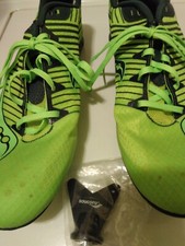 Saucony Vendetta S29047-2 Lime Green Men's Size 11 Track Shoes With Spike Key