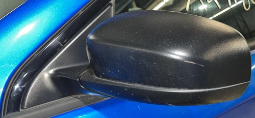 17-21 JEEP COMPASS Door Mirror Left BLACK TEXTURED HEATED W/O BLIND SPOT