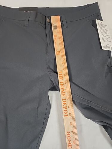 32x32 Lululemon ABC Trouser Classic Fit Warpstreme Color Obsidian Men's Pants - Picture 6 of 15