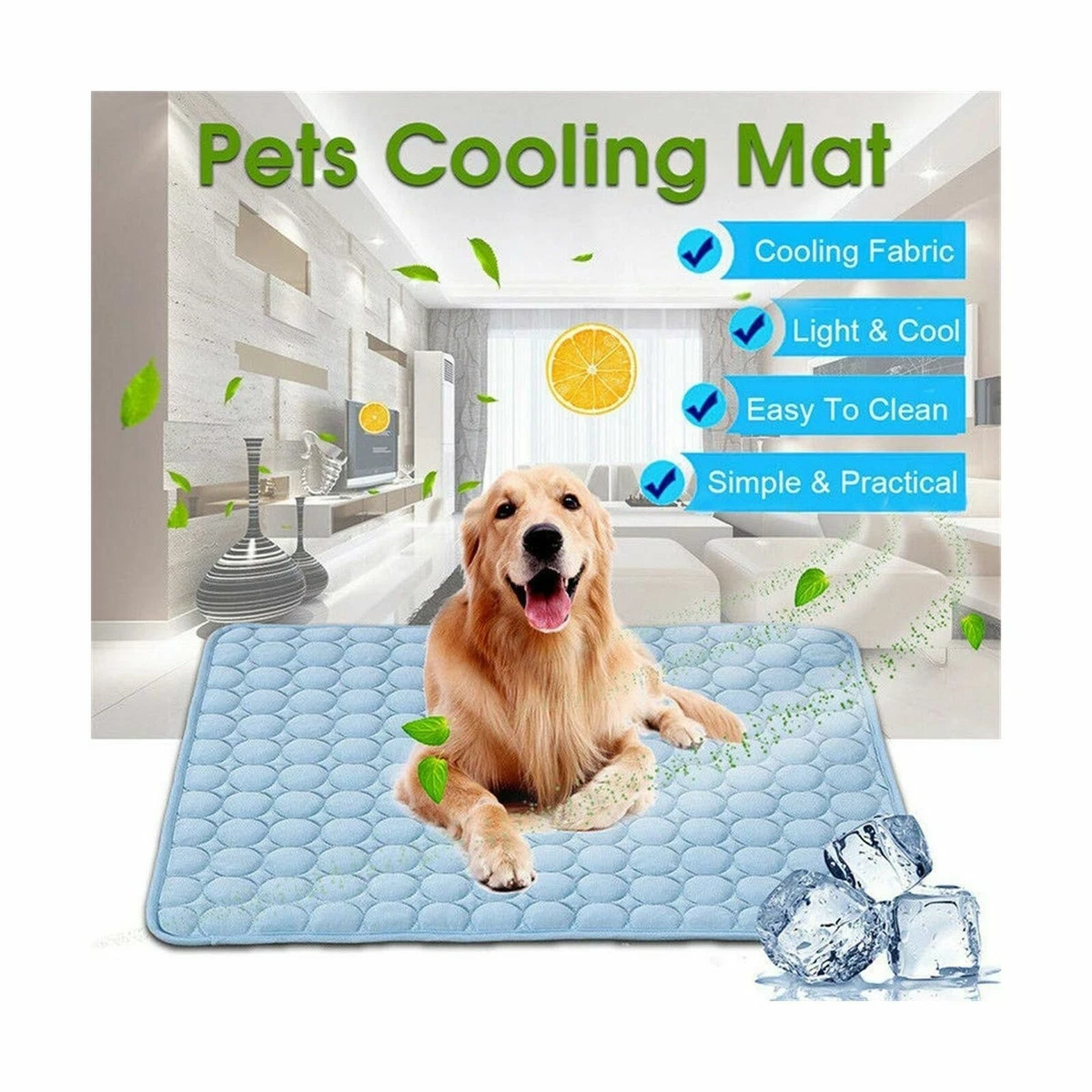 Cool mat top for cats