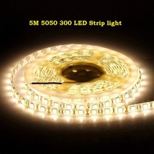 Bright 5050 Rgb Waterproof Smd 300 Led Flexible Strip Light 12v 5m 16.4ft Us