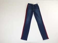 7 For All Mankind Women's High Waist Ankle Skinny Jeans Size 23 NWT Bair Denim