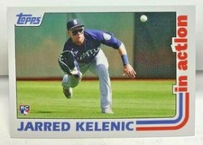Jarred Kelenic 2021 Topps Throwback Thursday 1982 In Action Design RC#132 SP/594