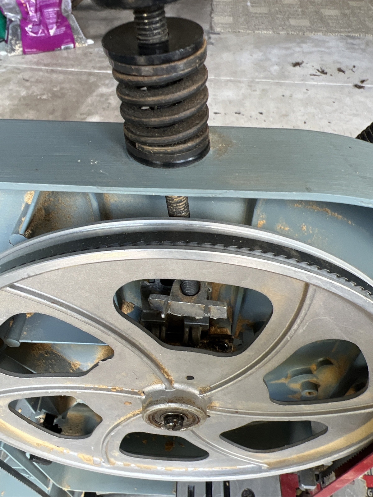 Delta Band Saw Vertical Bandsaw Mint Green Works Great With The Light