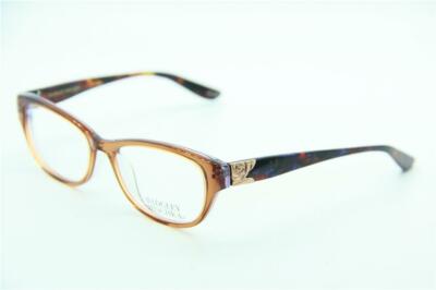 NEW BADGLEY MISCHKA  FRANCINE BRN BROWN AUTHENTIC EYEGLASSES  52-16
