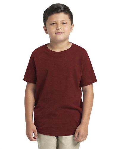 Next Level Apparel 3310 Youth Boys Cotton Crew Short Sleeves Stylish T-Shirt - Picture 4 of 21