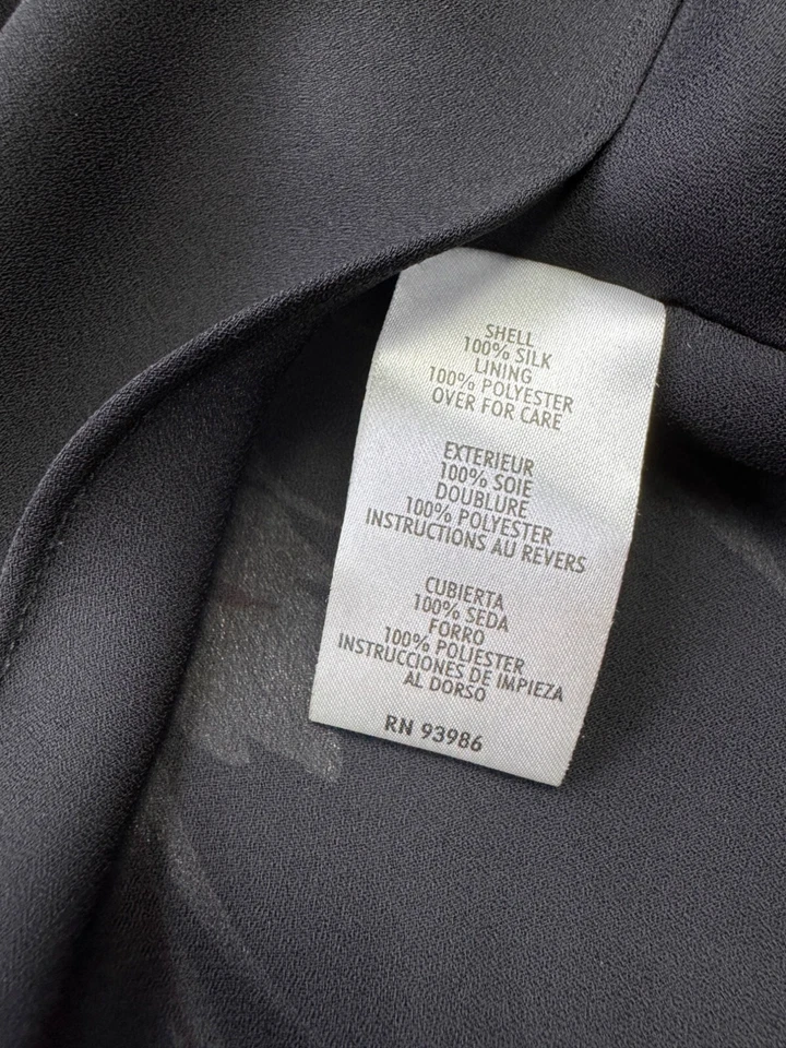 Falda Petite Sophisticate Mujer 4 Negra Floral Seda Maxi Línea A Capricho Hada Foto 4 de 4