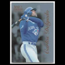 Carlos Delgado #77 1996 Select Certified Toronto Blue Jays Baseball Card MLB NM