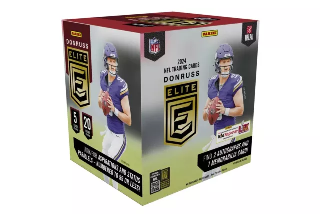 RIP & SHIP - 2024 Panini Donruss Elite Football Hobby Box JAYDEN DANIELS RC?