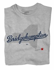 Bridgehampton New York NY T-Shirt MAP