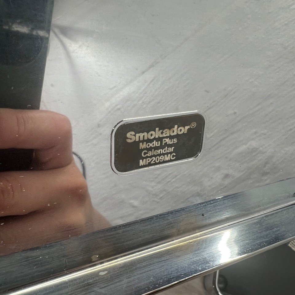 Vintage Smokador Knoll Office Furniture Desk Double Tray Paper Letter