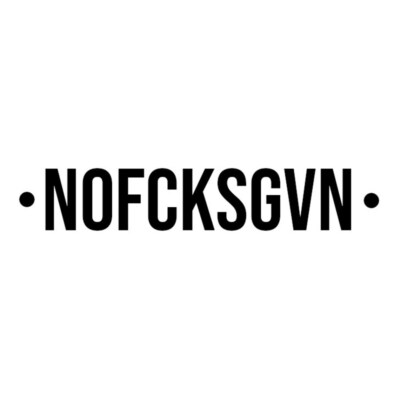 AUTO AUFKLEBER ''NOFCKSGVN'' STICKER FUN JDM NO FUCKS GIVEN #0152