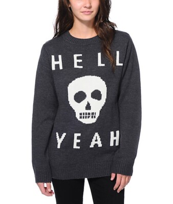 Glamour Kills - Skull Yeah Woman Sweater S - All Time Low