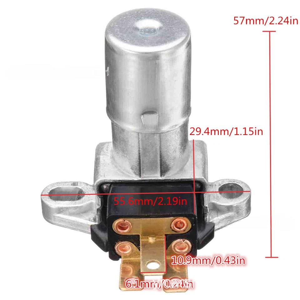 Interruptor atenuador de haz alto montado en el piso del faro DS72T para Buick Pontiac Foto 2 de 4