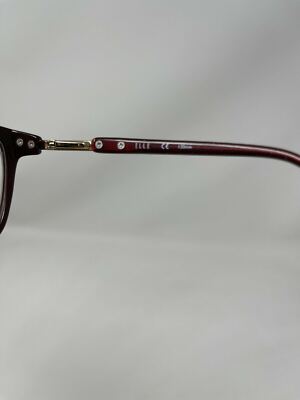 Elle Eyeglasses Frames ONLY EL13346GN Designer Black 53-15-130 Full Rim Square Elle Eyeglasses EL13346 Bu Frames 53 [] 15 130 Flex Hinges  main image 3