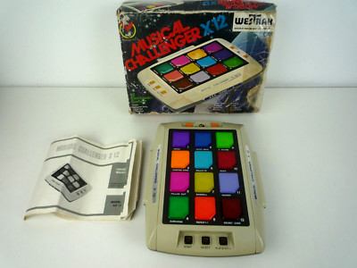 VINTAGE 1981 HONGKONG WESTRAK MUSICAL CHALLENGER X12 ELEKTRONISCHES SPIEL FUNKTIONIERT