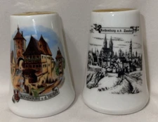 Salt & Pepper Shakers Rothenburg o. d. Tauber Vintage Castles Dinnerware Collect