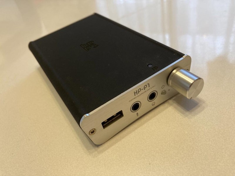 FOSTEX HP Series HP-P1 Portable Headphone Amplifier DAC Tested Working
