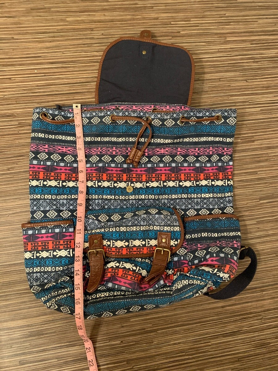 Aeropostale Multicolored Southwest Aztec Cinch Drawstring  display picture 3