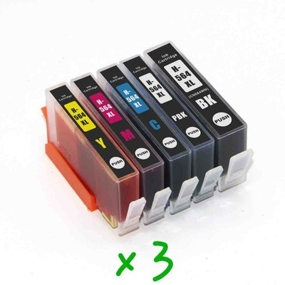 8-Pack 564XL Ink Cartridges Compatible With HP OfficeJet 4610 4620 4622 Deskjet 3070 – Black, Cyan, Magenta, Yellow
