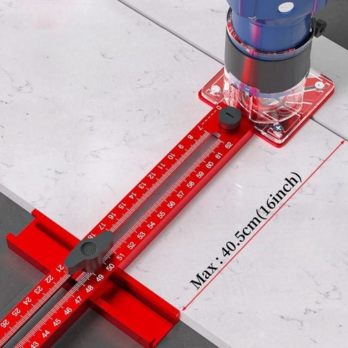3-in-1 Milling Groove Bracket Router Aluminum Woodworking Cutting Milling Jig - Picture 9 of 18