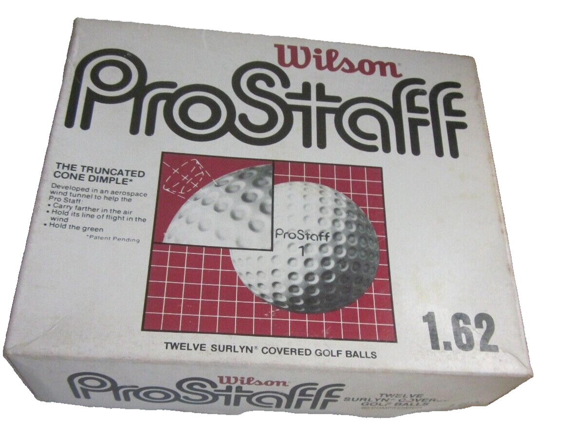 VINTAGE 12 BOX "PROSTAFF" SURLYN COVER GOLF BALLS eBay