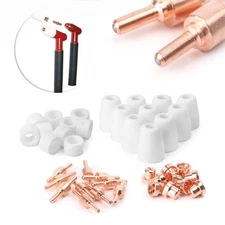 AG-40 PT-31 Air Plasma Cutter Cutting Consumables Fit CUT-50D CUT50 85PC