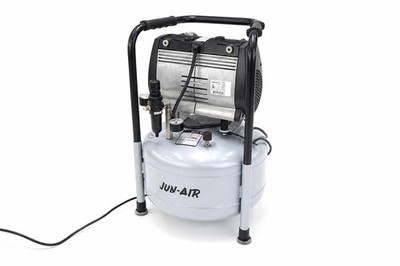 Jun-Air OF302-25B Kompressor mit Behälter Leiselaufkompressor Compressor 8bar 44
