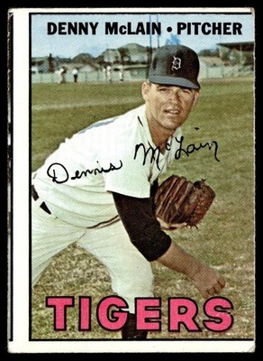 1967 Topps Denny McLain (MC) Detroit Tigers #420