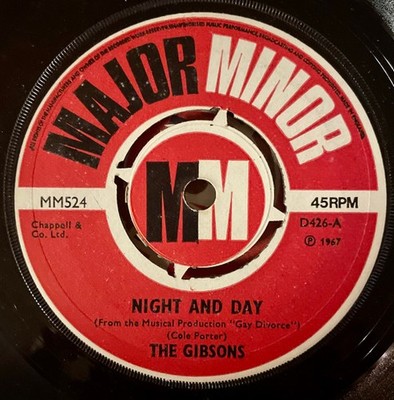 7'' GIBSONS Night And Day / City MM524 Major Minor UK