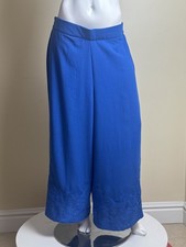  89 Adrianna Papell Women's Embroidered Trousers Pants Sz L.    B.182 