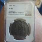 1889 Morgan Silver Dollar NGC XF 45 90% Silver