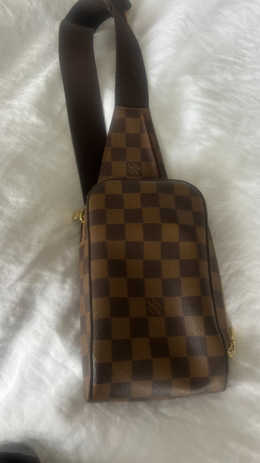 Louis Vuitton Geronimos Belt Bag & Fanny Pack Brown Canvas Damier