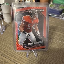 Panini Prizm Black Red Prizm Brian Urlacher #19 Bears Football Card 2025
