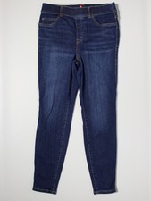 Spanx High Waist Denim Jeans Skinny Jegging Dark Wash Stretch Women Size M J2 