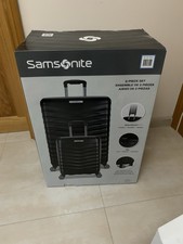Samsonite 2-częściowy zestaw bagażu Hardside w kolorze czarnym duży i zestaw bagażu kabinowego