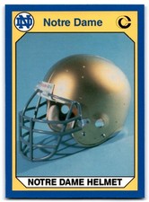 1990 Collegiate Collection Notre Dame Notre Dame Helmet Notre Dame Fighting