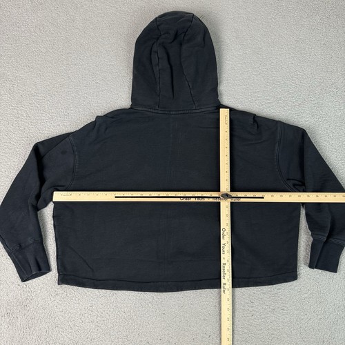 Nike Sportswear Oversized Hoodie Damen 2XL Schwarz Center Swoosh Essential Freizeit - Bild 11 von 13