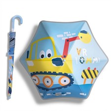 Kids UV and Rain Umbrella Sun Protection With Round Edges for Boys Girls Todd...